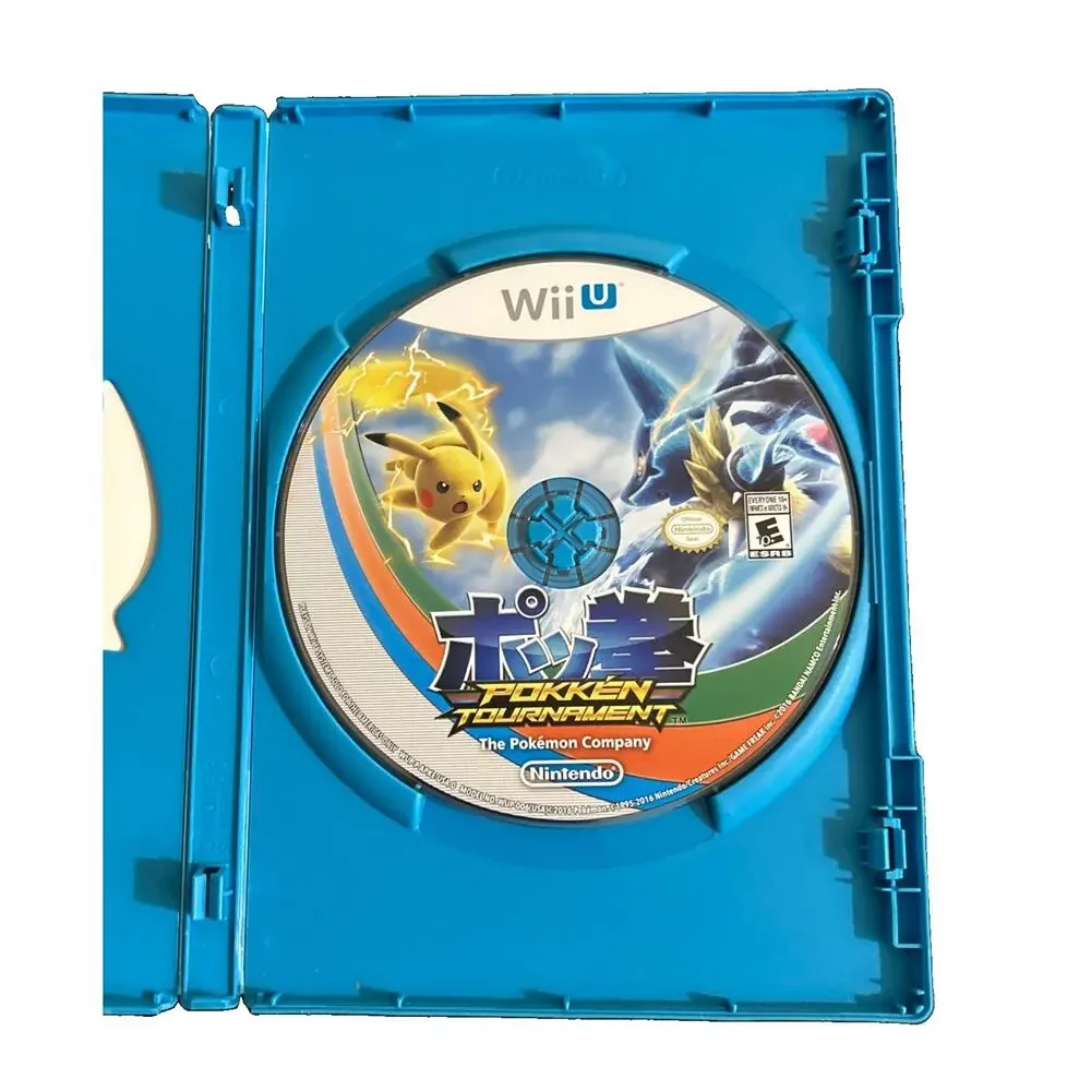 Pokémon Pokkén Tournament Nintendo Wii U 2016 Tested & Working